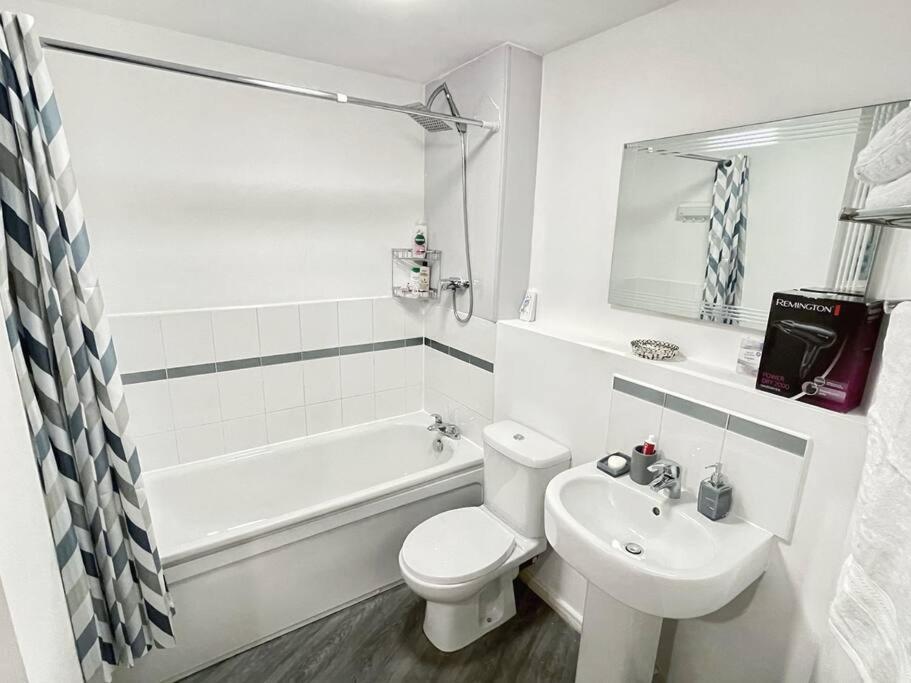 Cityfront Modern Apt Near City Centre/Etihad, Free Parking Manchester Exteriér fotografie
